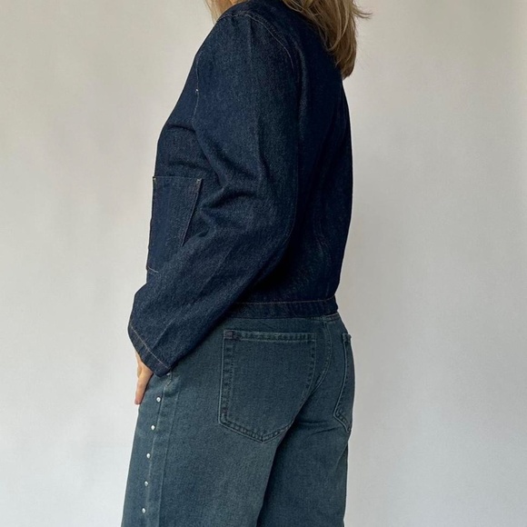 Denim Peacoat H&M Jean Jacket XS - Picture 5 of 5
